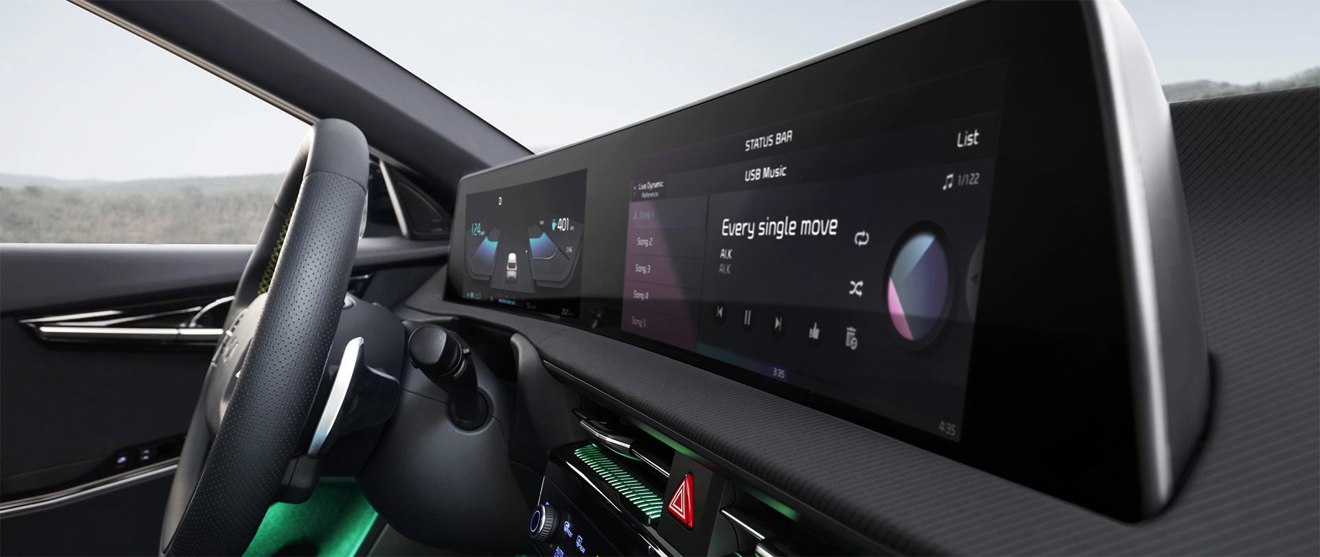 2022 Kia EV6 Dual Curved Screens | Parkway Family Kia in Kingwood TX